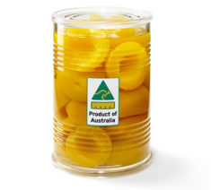 Sardine & Peach Tins